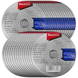 Makita 5-Pack 4.5" Grinding Wheels For Metal - Aggressive Grind, For 4.5" Grinders