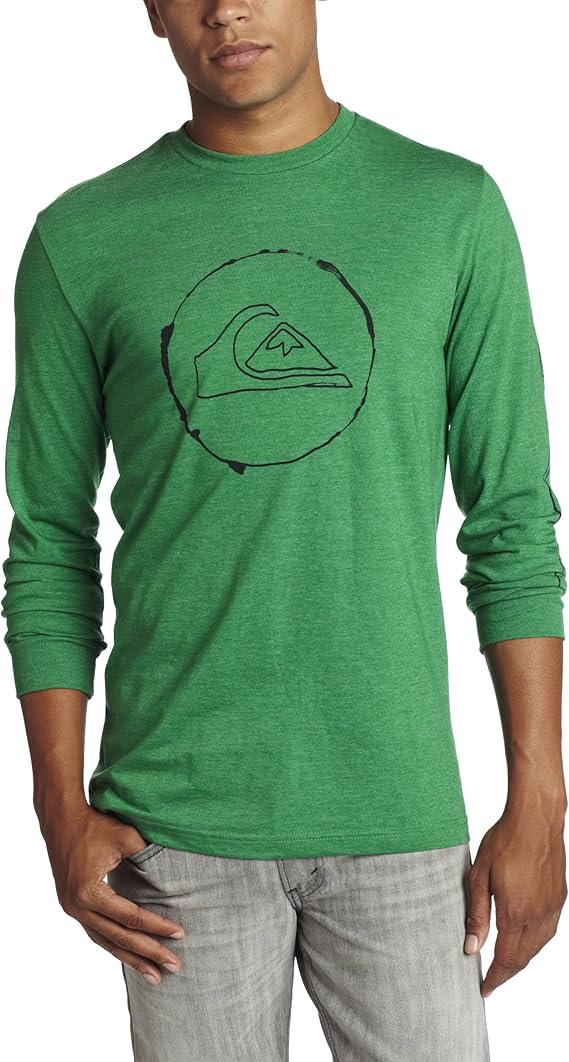 Quiksilver Men's Teaser Long Sleeve TShirt, Ivy Green