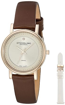 Stuhrling Original Analog Brown Dial Mens Watch - 669.03