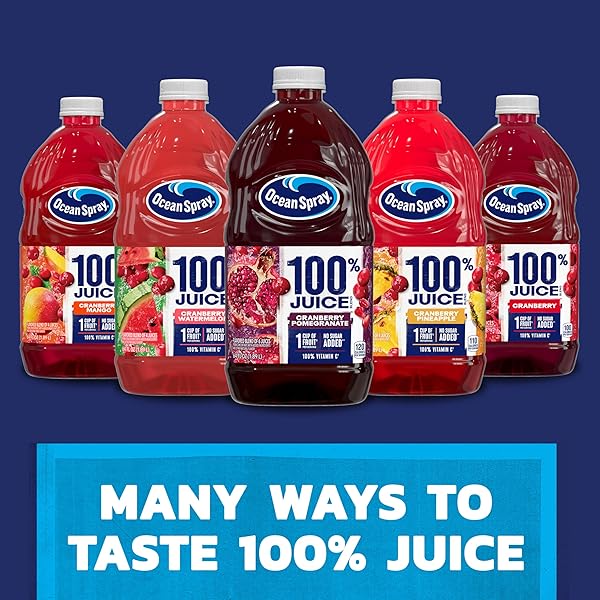 OCEAN SPRAY® 100% JUICE CRANBERRY CHERRY JUICE BLEND, 64 FL OZ BOTTLE