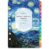 2027 Planner Refills - Jan. 2027 - Dec. 2027, 7 Holes, Planner Refills 2027, 5.5'' x 8.5'', A5 Weekly &amp; Monthly Planner Inserts, Colorful Monthly Tabs