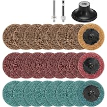 Lot De 50 Disques De Ponçage Oxyde D'aluminium – 6 Trous, Grain 240, Uxcell