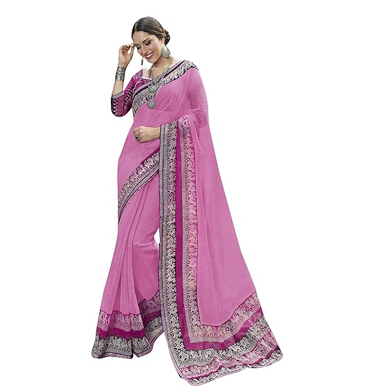 Purple Rajjo Net Embellished Saree(RASHI0849SSSR002_Purple)