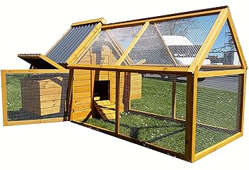 Cocoon Chicken Coop Hen House Poultry Ark Nest Box New Model Eco 600 2n With Detachable Huge 14m Run