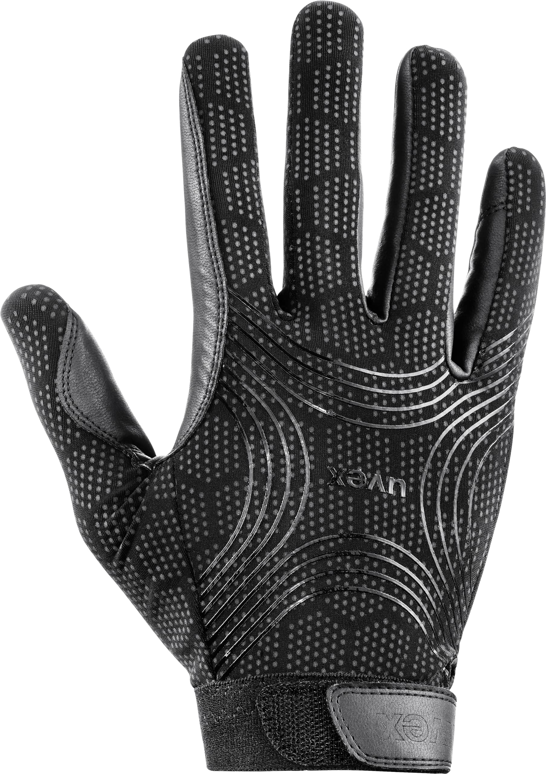 Uvex Ceravent - Flexible Riding Gloves for Men and Women - Durable - Excellent Grip - Black - 7
