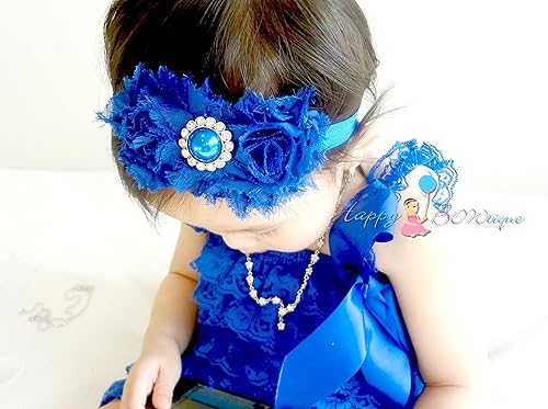 blue headband for baby girl