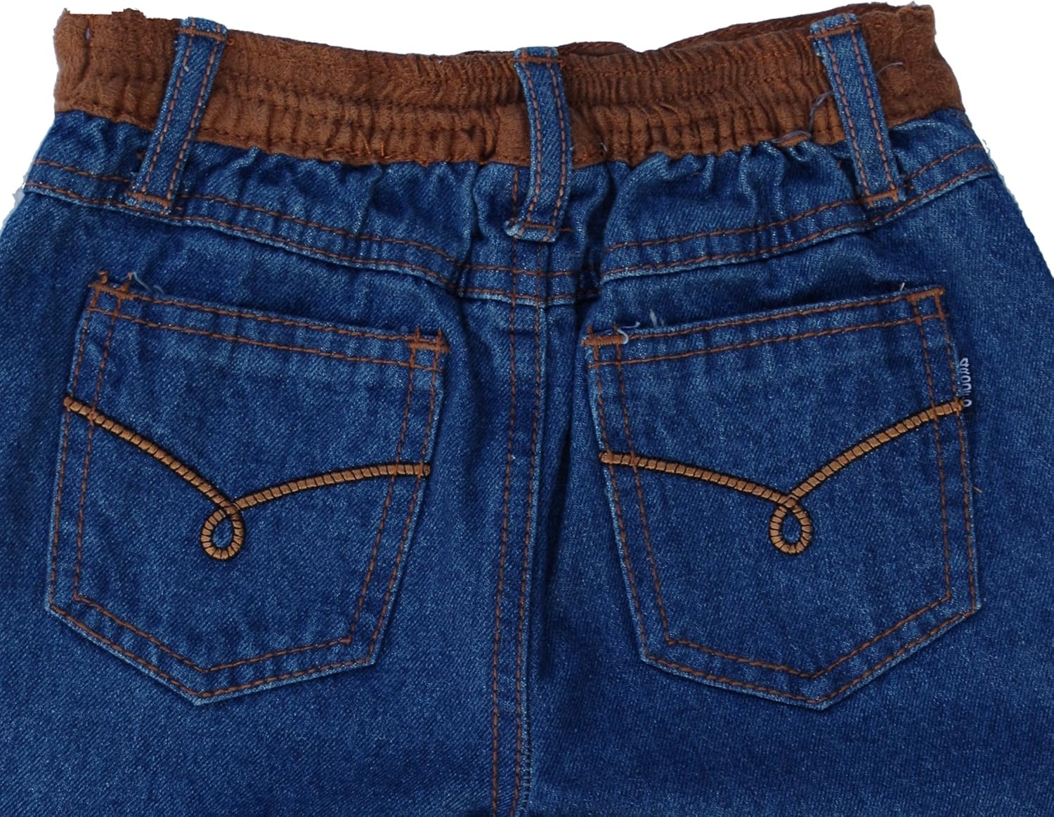 4Rodeo Western Oval Buckle Jeans for Infant Baby Toddler: Clothing