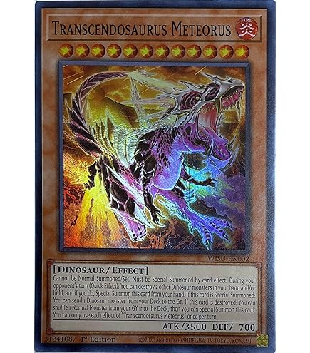 Amazon.com: Yu-Gi-Oh! - Super Conductor Tyranno (SD09-EN001) - Structure  Deck 9: Dinosaur's Rage - 1st Edition