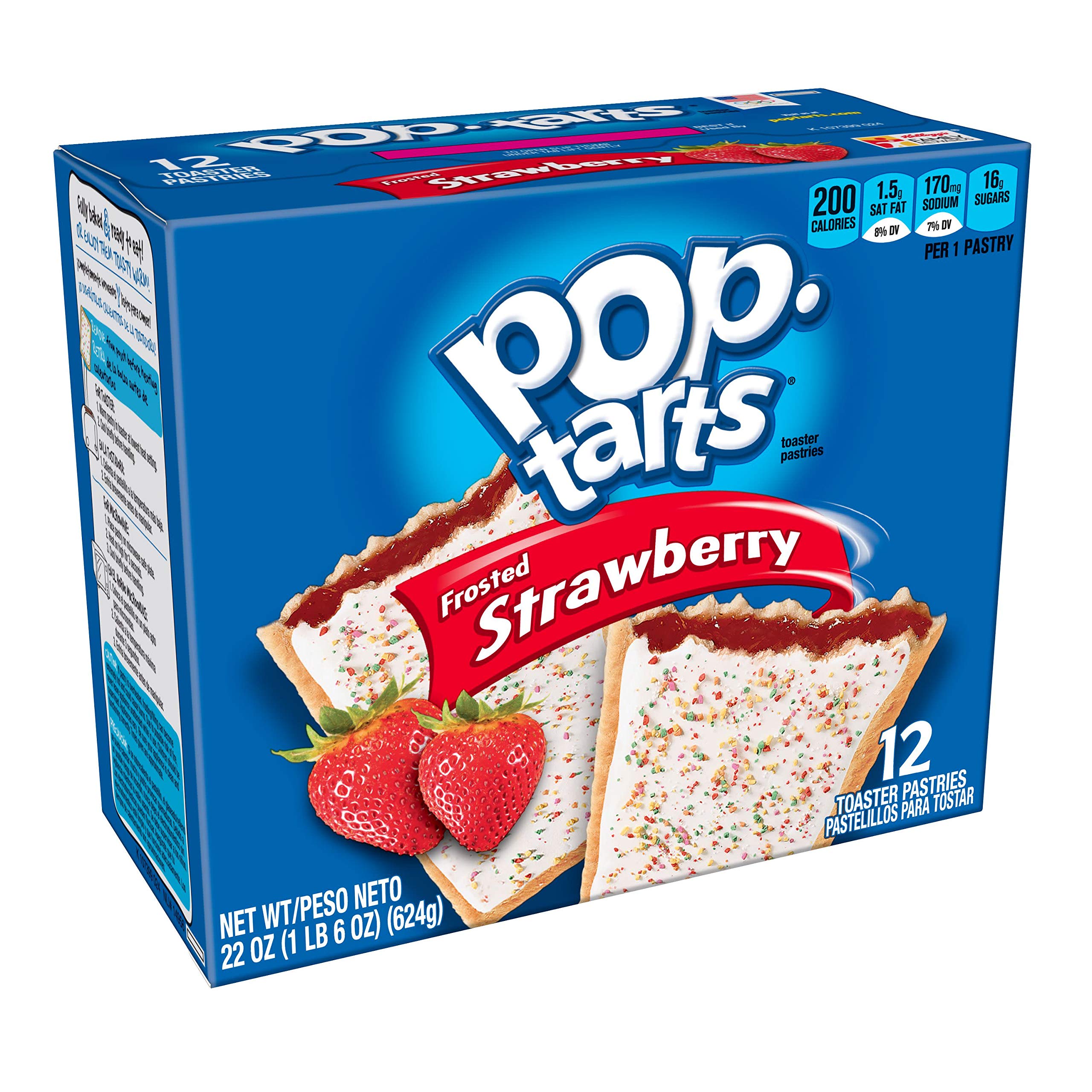 PopTarts Breakfast Toaster Pastries, Frosted Blueberry