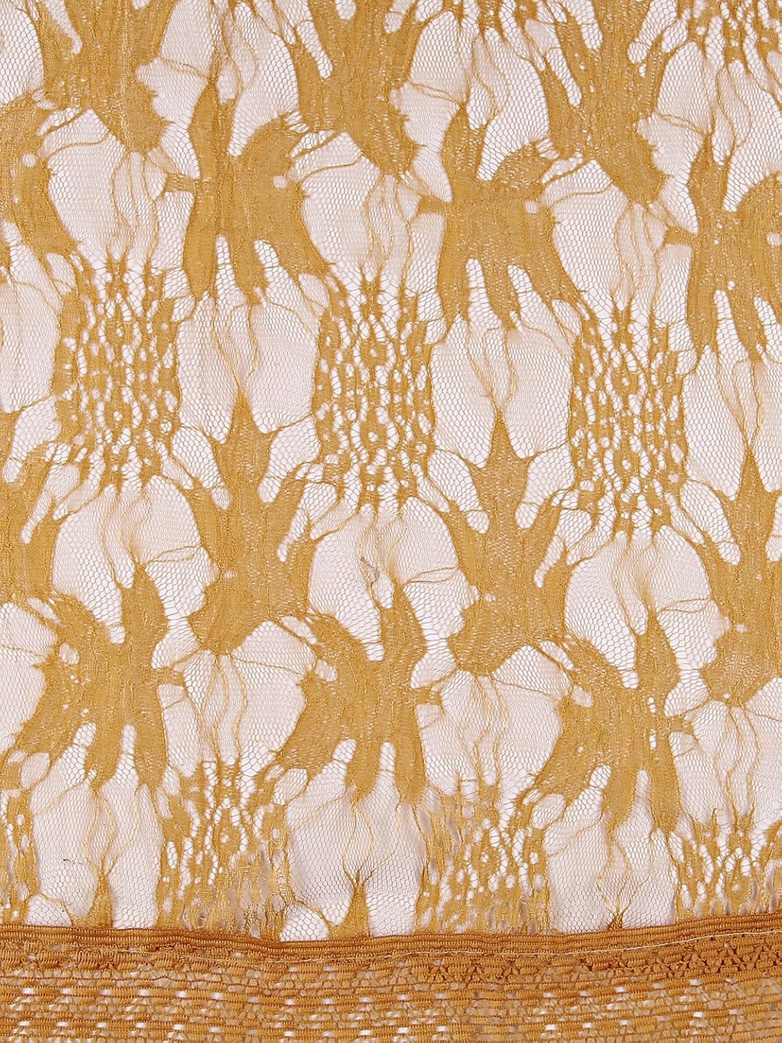 dupatta bazaar women's gold net dupatta