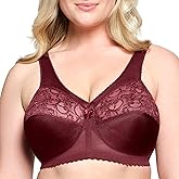 Glamorise Full Figure Plus Size MagicLift Original Support Bra Wirefree #1000