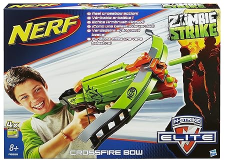 Hasbro Nerf A6558E24 - Zombie Strike Crossfire Bogen, Spielzeugblaster