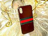 iPhone X Luxury Leather LV Copy Design with Soft