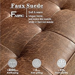 XIZZI Rivet Aiden Mid-Century Modern Loveseat Sofa