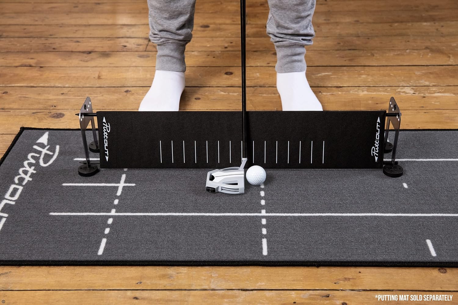 PuttOut Golf Putting Plane with Alignment Stick Set and Gates : Sports & Outdoors