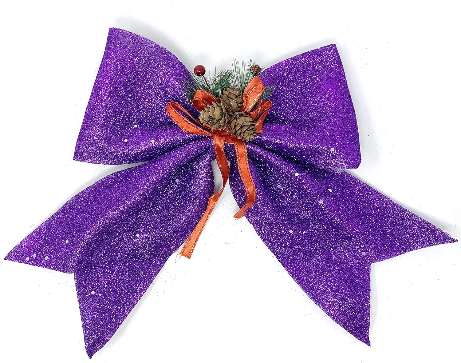 Bows & Ribbons - allgala Christmas Decorative Bows for Wreath Garland Treetopper Christmas Tree (14