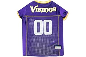 PETS FIRST NFL MINNESOTA VIKINGS DOG Jersey, Medium