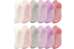 Dicry Toddler Non-Slip Ankle Socks Baby Anti-skid Grips Socks for Infant Kids