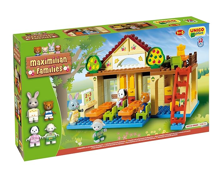 Unico 8932-0MAX Bauklötze Schule Maximilian 117 St