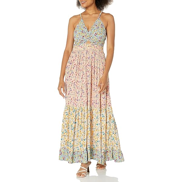 chinese dress ladies Angie Women's Balloon Sleeve Maxi Dress main image 1