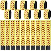20 Pcs Softball Shirt Sleeve Straps, 7.4" Sport Sleeve Holders Sleeve Ties | Adjustable Tightness Fit, Yellow Red Baseball Shirt Sleeve Strap for Women Men Tee, Stretch Resistant &amp; Shape Retaining Build