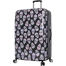 betsey johnson luggage skull
