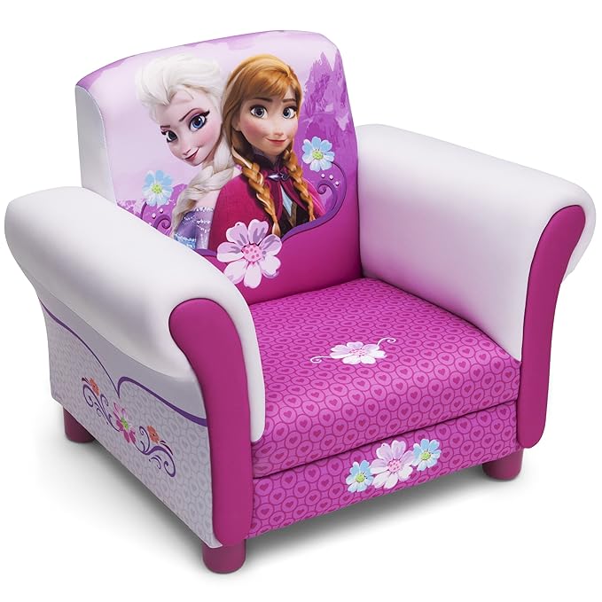 Frozen Kindersessel mit Holzrahmen (Rosa)