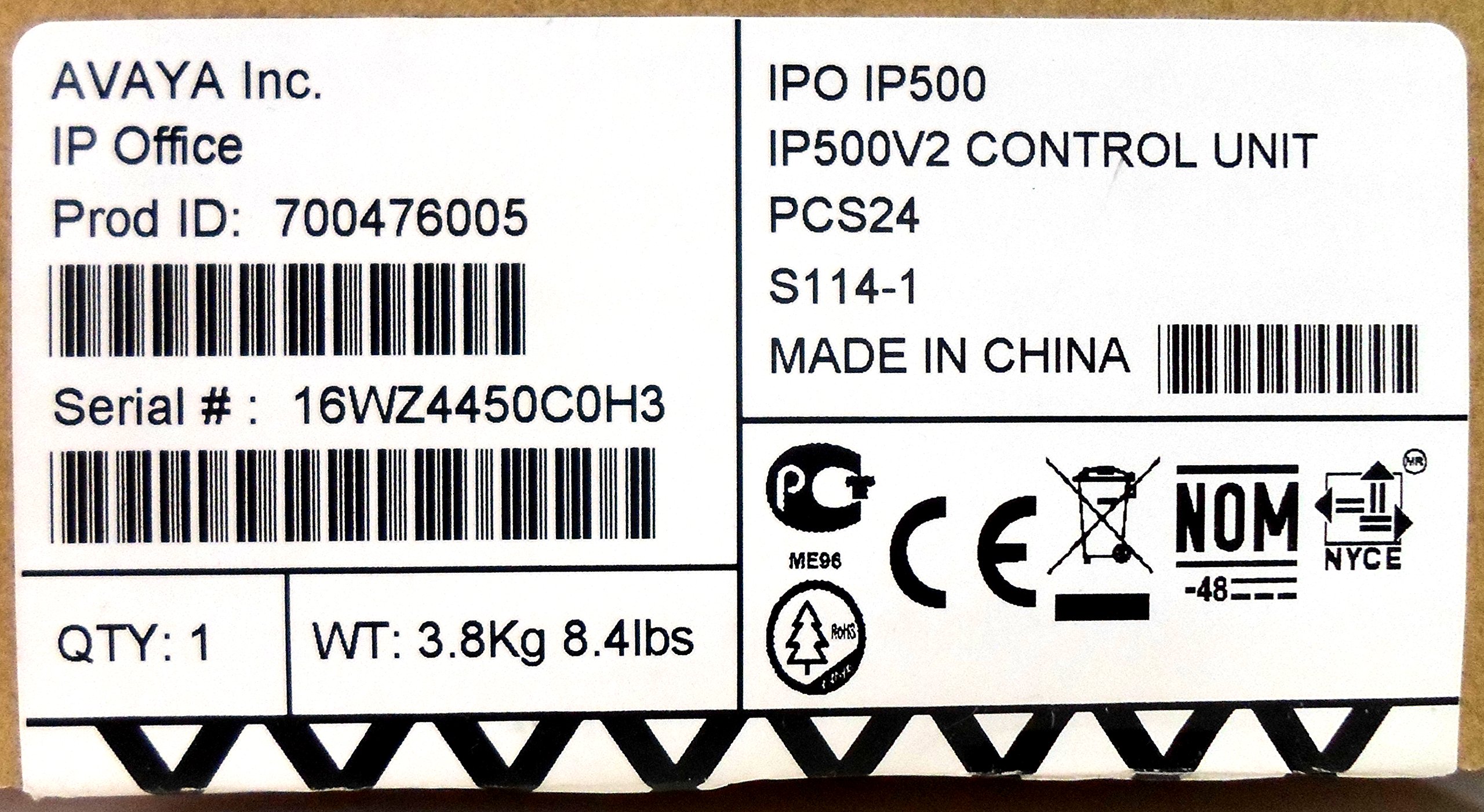 Avaya IP500 V2 Control Unit (700476005)
