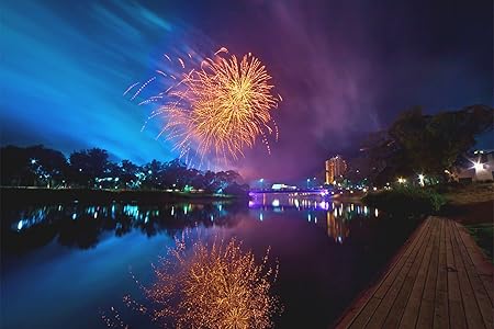 Tagliere in vetro per piano di lavoro con fuochi d'artificio No.1.png di  notte, Vetro, 28 x 20 cm: Amazon.it: Casa e cucina