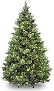 Amazon.com: National Tree Company Árbol de Navidad artificial iluminado