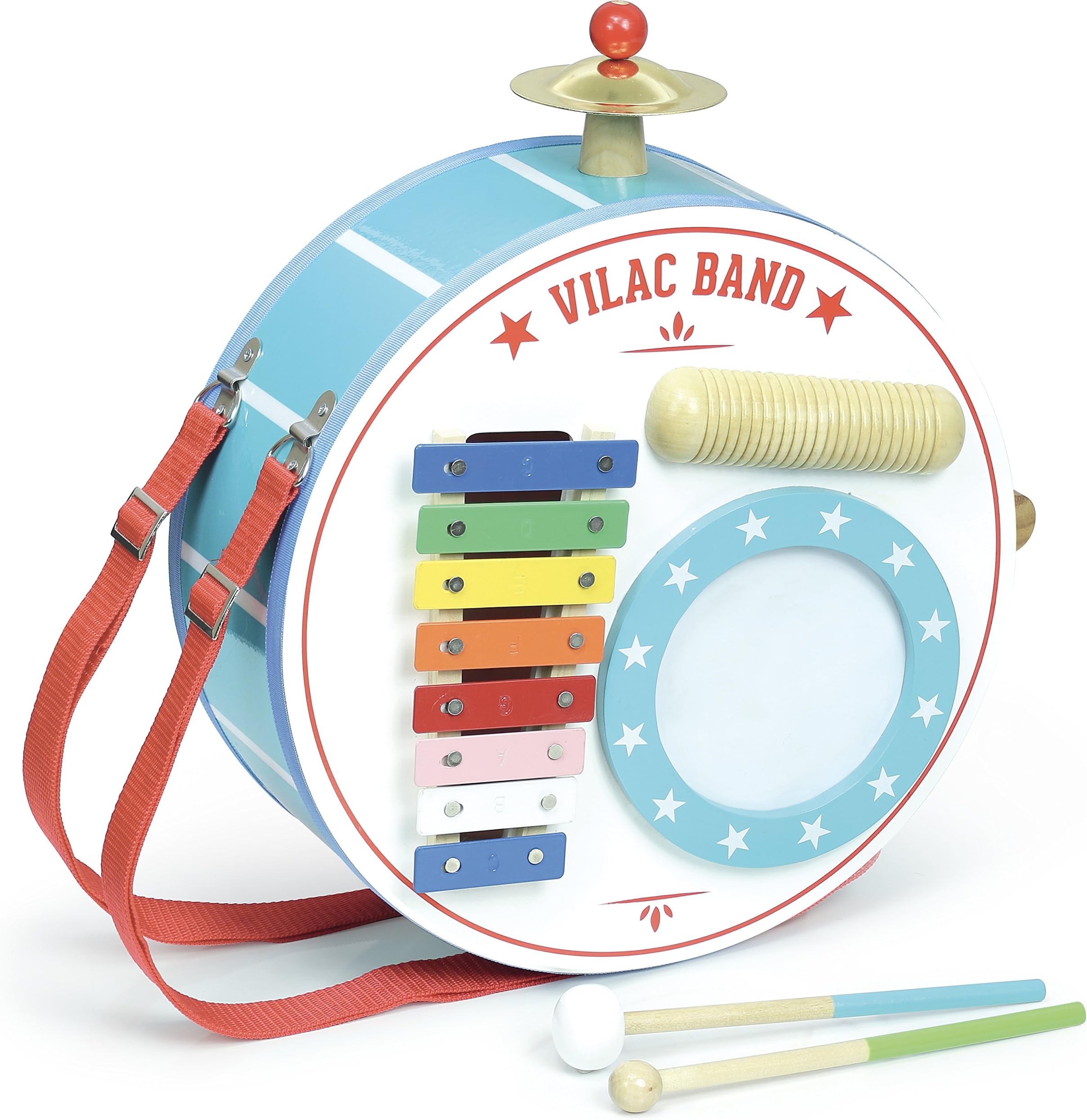 Vilac Vilac8354 One-Man-Band, Multi-Color
