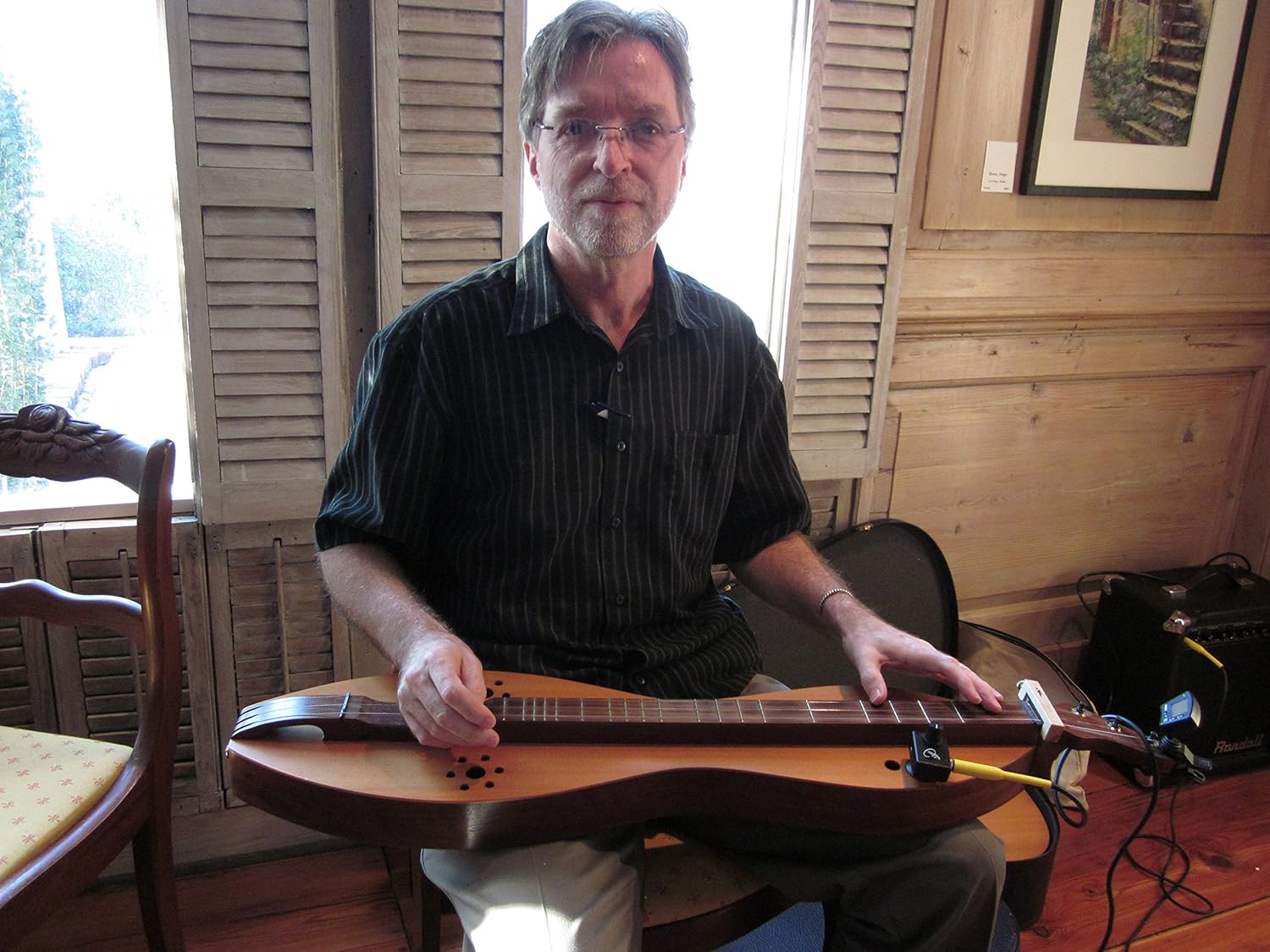 Mountain Dulcimer Pickup with Flexible MicroGooseneck by Myers Pickups