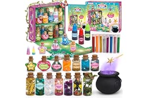 Fairy Magic Craft Kit for Kids with 20PCS Potion Bottles - Fairy Magical Potions Making Craft Kit - Gift for Christmas, Birth