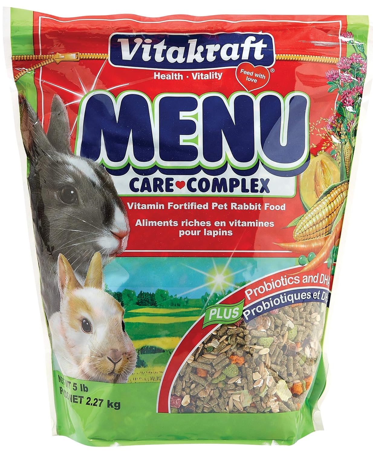 Vitakraft Sunseed Rabbit Menu Food5Pound Amazon.ca Pet Supplies