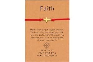 OBSUN Red String Bracelets for Women Good Luck Charm Bracelet Evil Eye Cross Bracelet Volleyball Basketball Bracelet for Men