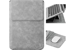 HoYiXi 13.3 Inch Laptop Sleeve Case with Stand - Compatible with MacBook Air/Pro 13 (M4/M3/M2/M1 2020-2025), Surface Pro 8 20