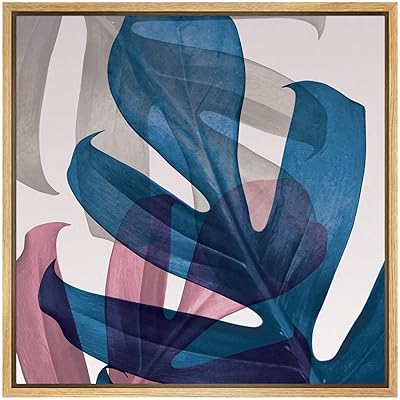 SIGNWIN Framed Canvas Wall Art Large Red, Blue...