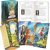Wyspell Tarot Cards with Guidebook - Wild Reflections Unique Tarot Deck | 78-Card Modern Tarot Deck - Hand-Drawn Digital Artwork - Nature-Inspired Cards - Beautiful Tarot Cards for Beginners