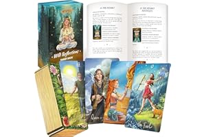 Wyspell Tarot Cards for Beginners - Wild Reflections Unique Tarot Deck with Guidebook - Nature-Inspired Cards - Traditional S