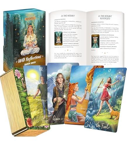Amazon.com: Wyspell Feminine Tarot Deck + Wild Reflections Tarot