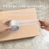 REQUISITE NEEDS Heavy Duty Packaging Tape 6 Roll 48mm x 66m Clear view 4