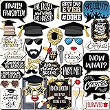 Graduation Photo Booth Props - 41-pc Photobooth Kit