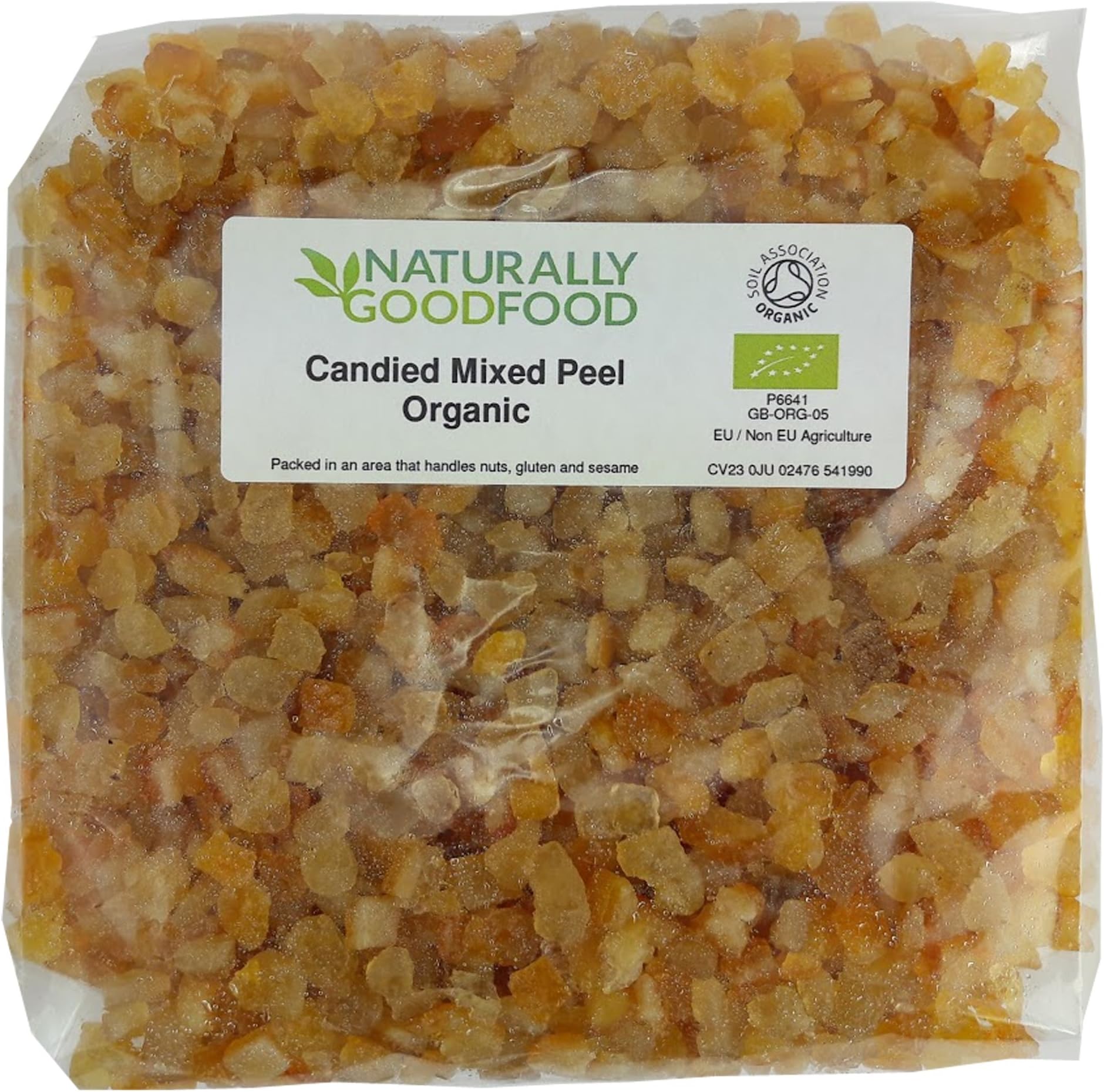 Organic Candied Mixed Peel 100g - Free Delivery