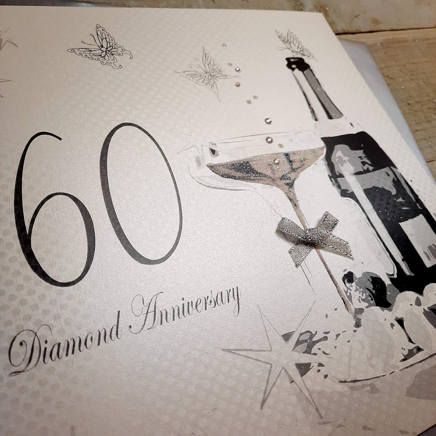 White Cotton Cards Grande Carte To My Wife Noces De Diamant Carte Pour 60e Anniversaire Cartes Postales Fournitures De Bureau Centroarco Com
