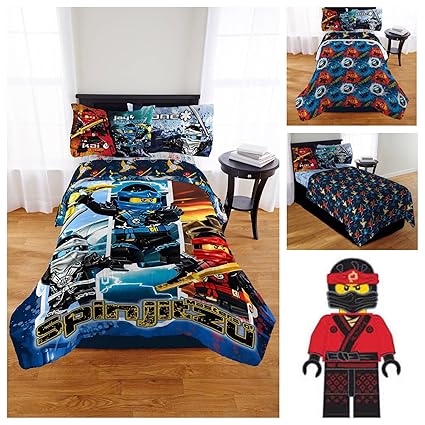 Lego Ninjago Bedding Comforter Set With Pillow Buddy Ninja Twin