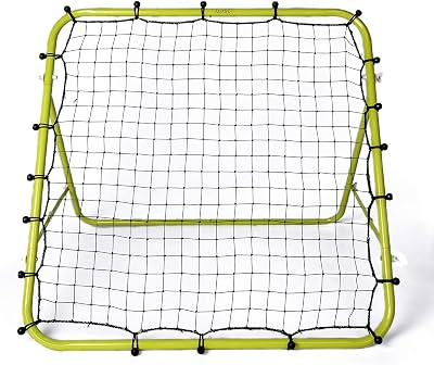 Football Master Rebounder Net 100x100 cm Multi Skill Training Aid Adjustable