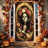 Vintage Day of the Dead Halloween Door Banner, 35