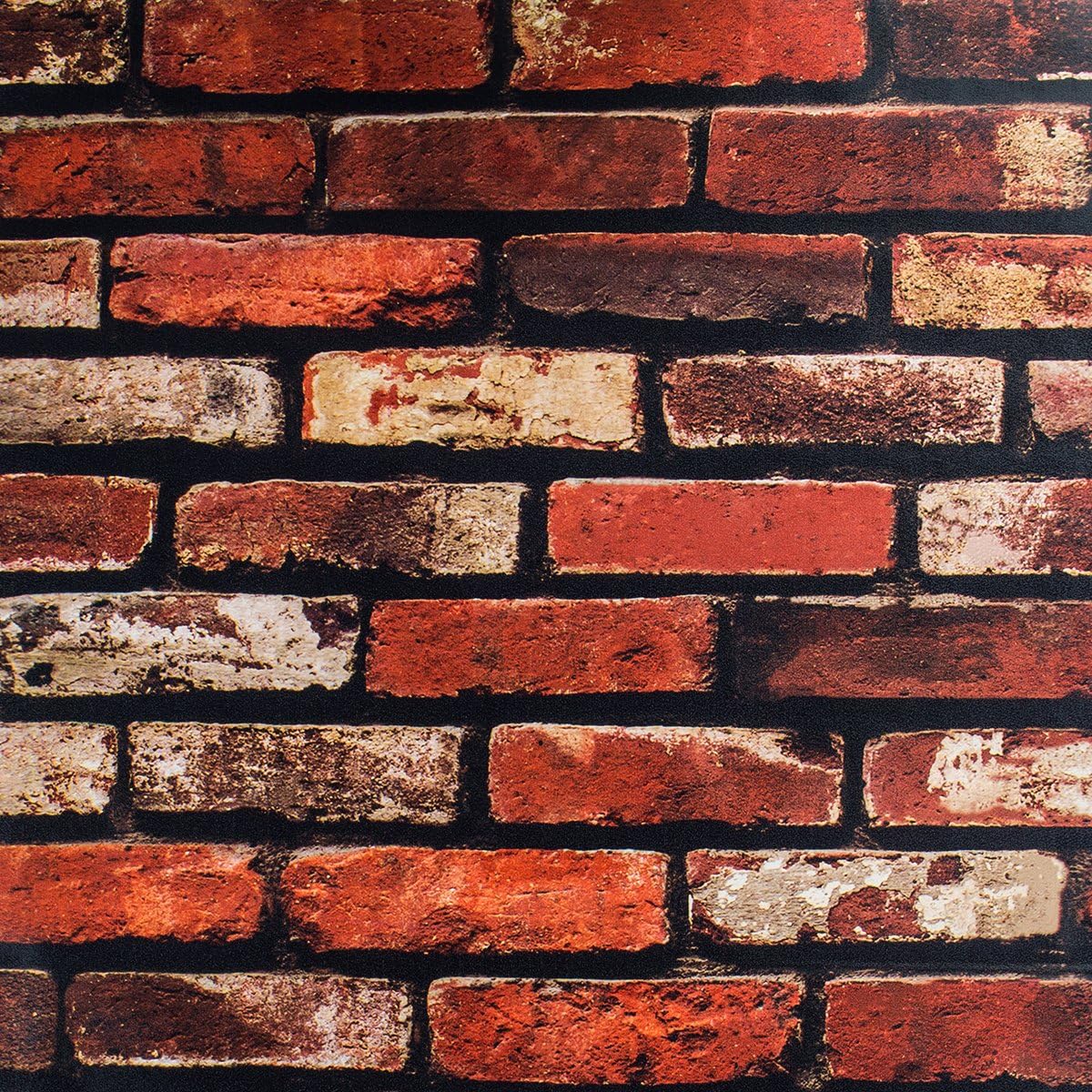 Wallpaper Brick, Removable Self-Adhesive Contact Paper Roll for Room Decor (17.71x 196 inches)