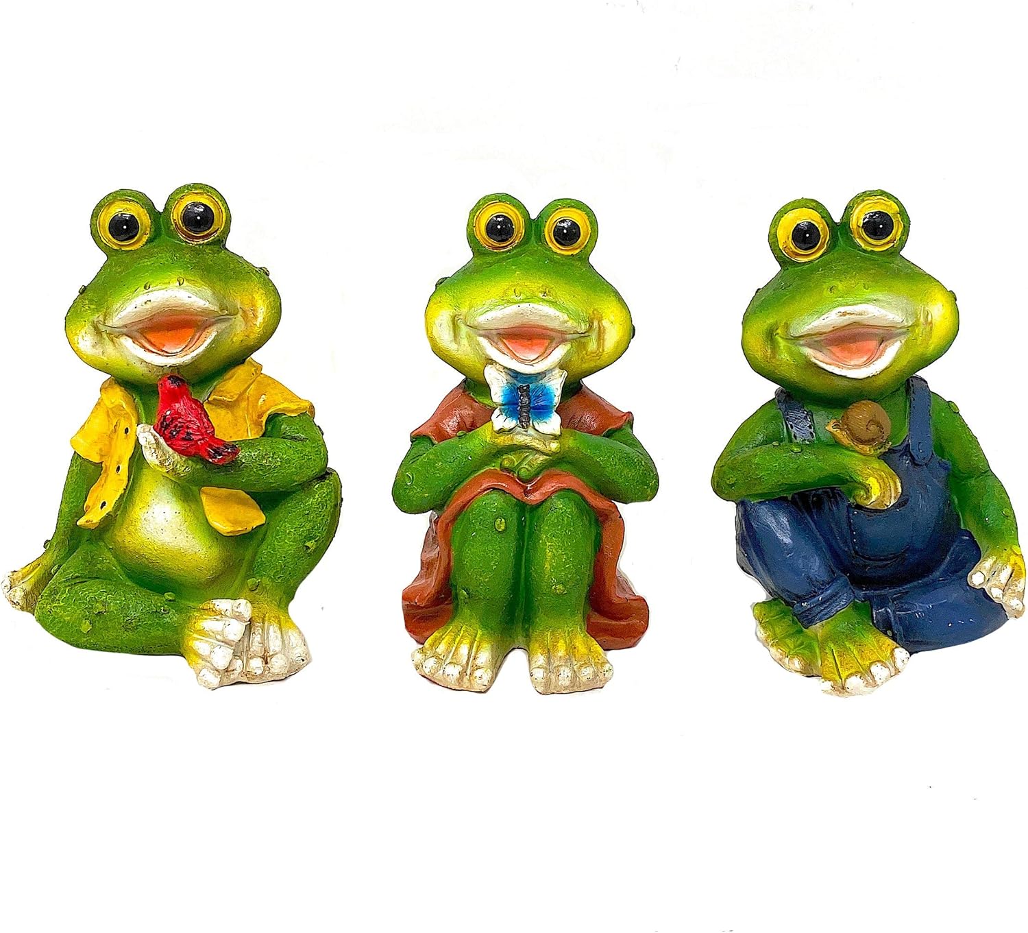 Frog Figurines Lifesize Collectible Statues Indoor Outdoor