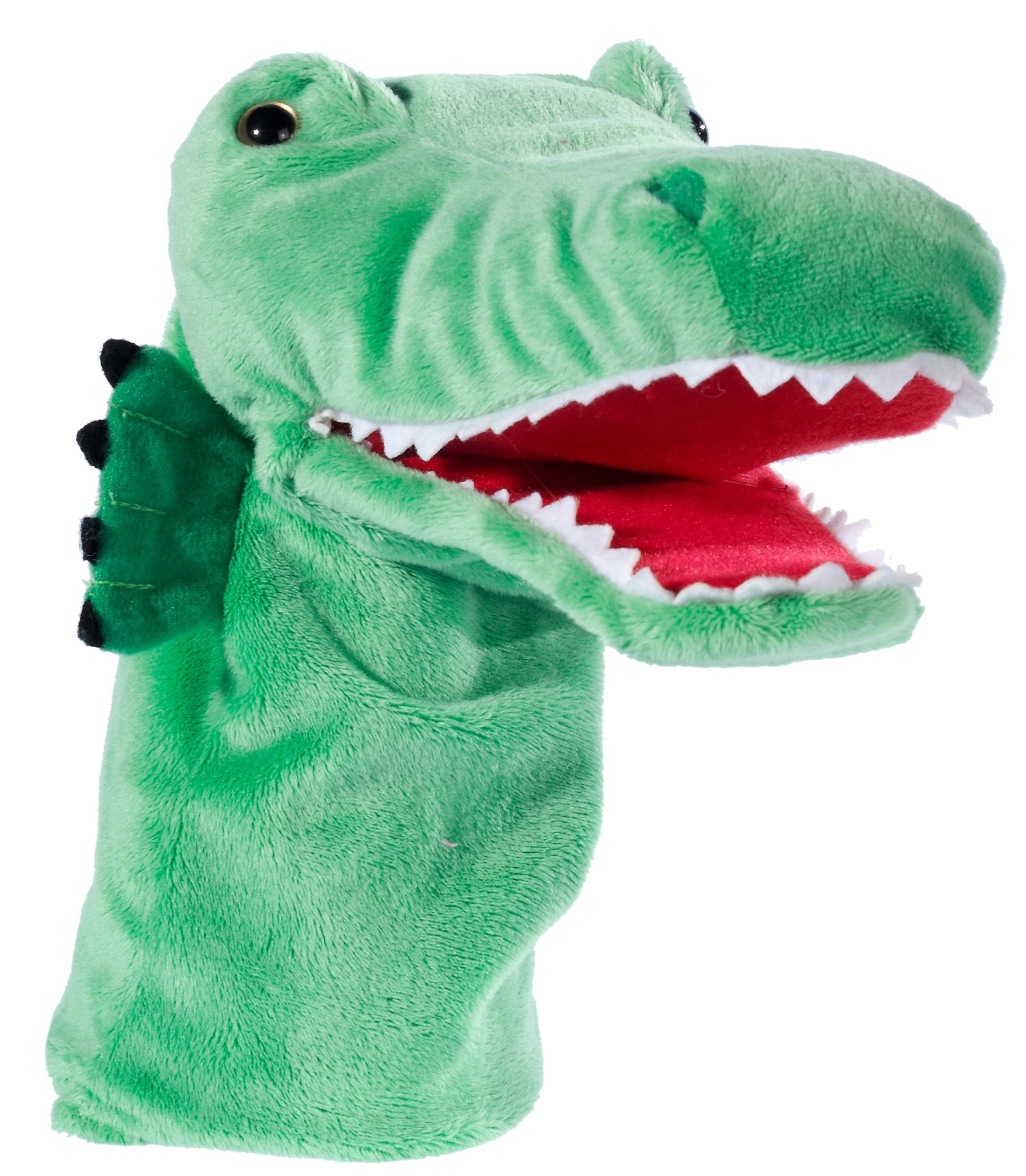 HEUNEC 778375 Classic Crocodile Hand Puppet Green